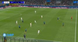  国米3分钟错失2次好机会！劳塔罗射门太正、苏西奇遭门线解围